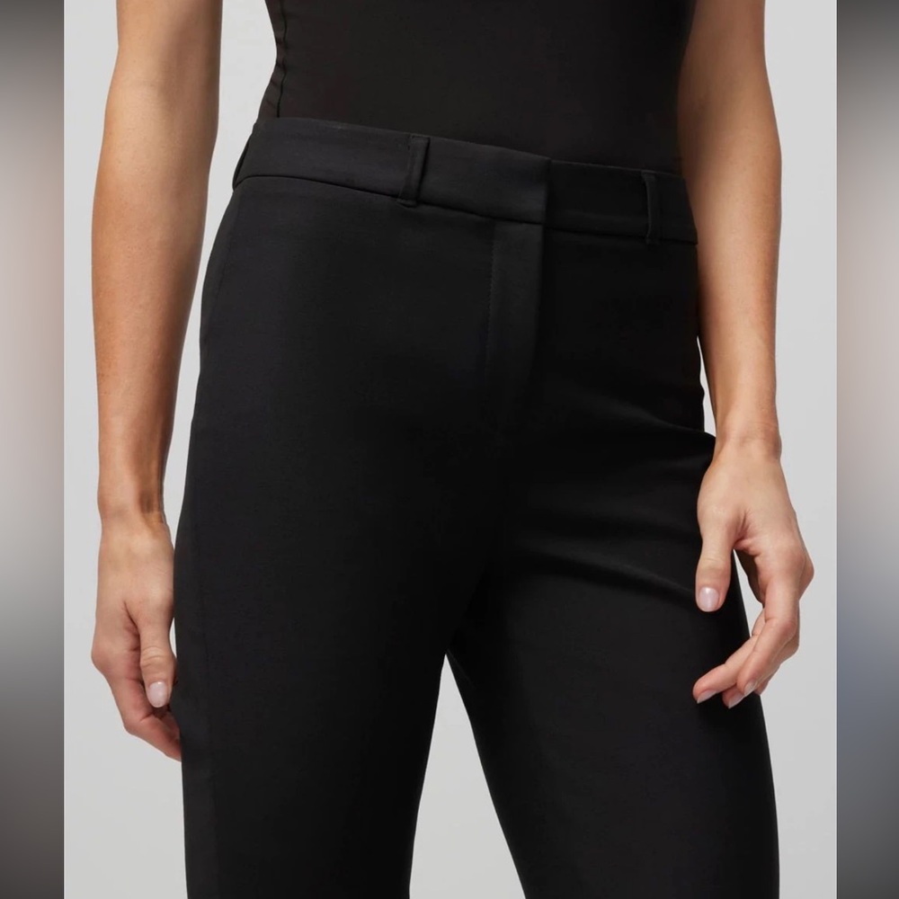 White House Black Market Black Slim Straight Trousers - Picture 4 of 8